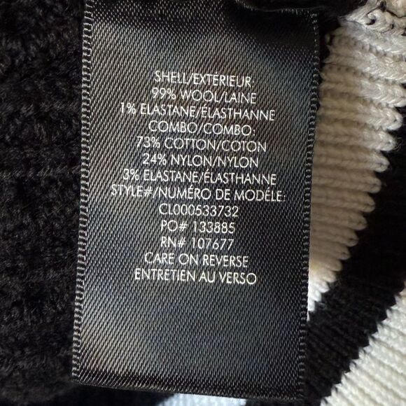 Alice + Olivia Orly Sweater Black Vest White Size S - Picture 9 of 10